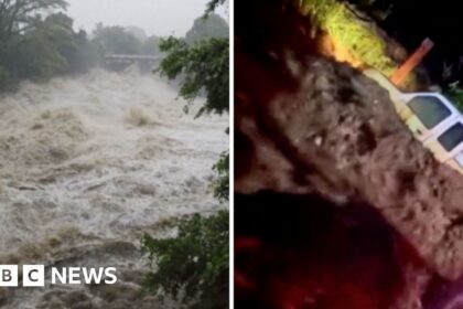 Watch: Flood sweeps vehicle away in Hawaii after Hurricane Lala