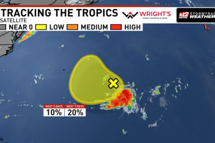 National Hurricane Center monitoring 2 areas for possible tropical development in Atlantic