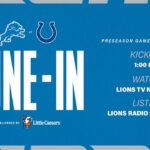 Detroit Lions at Indianapolis Colts: How to watch, listen and follow