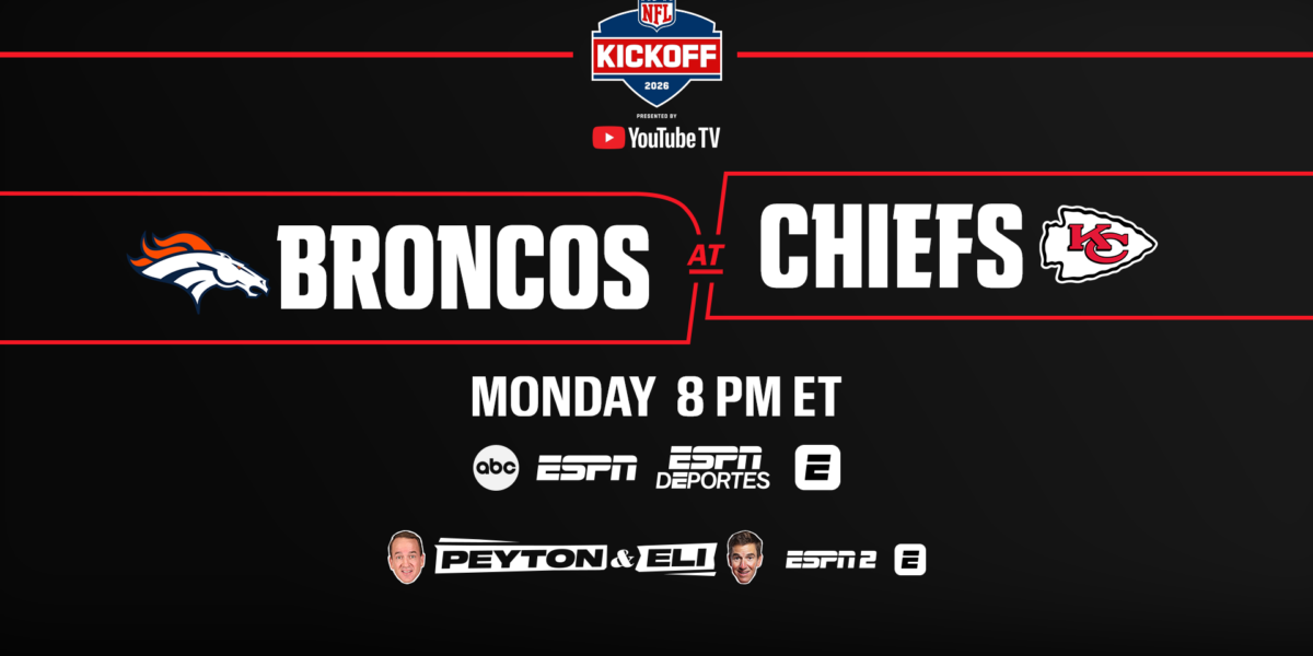 ESPN kicks off Super Bowl LXI season with comprehensive Week 1 NFL coverage from Kansas City across ESPN and NFL Network