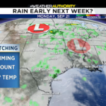 Record heat again today, BUT early next week showing chance for a change