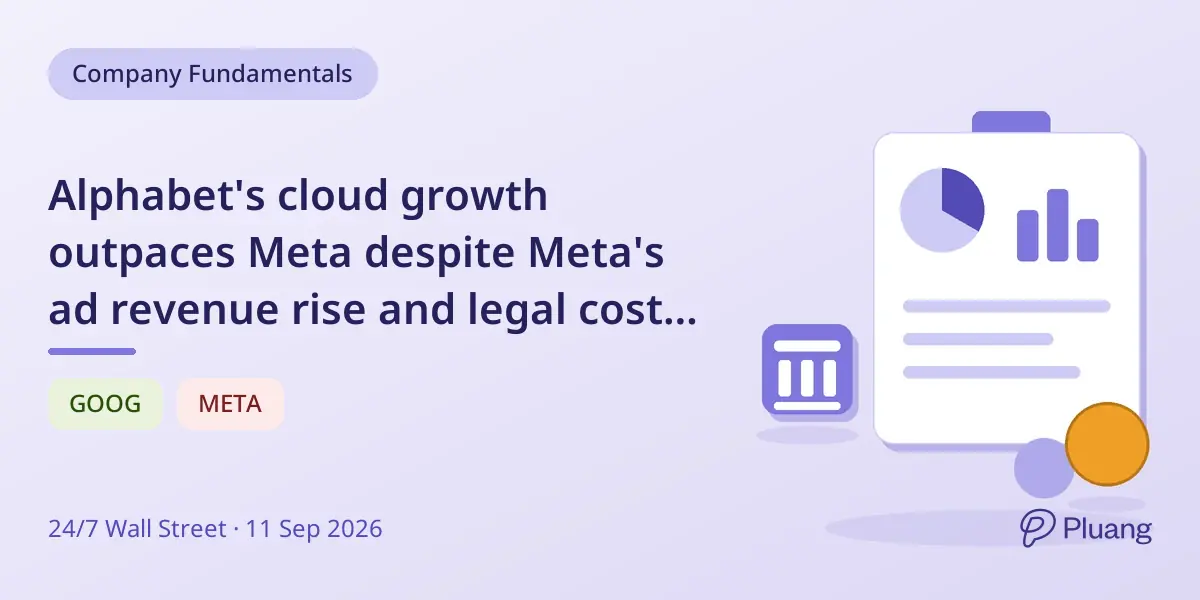 Alphabet’s cloud growth outpaces Meta despite M…