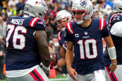 Drake Maye doesn’t look right, and thus, the Patriots don’t either