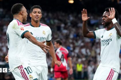 Real Madrid 4-1 Rayo Vallecano: Kylian Mbappe shines as Real Madrid thrash Rayo Vallecano