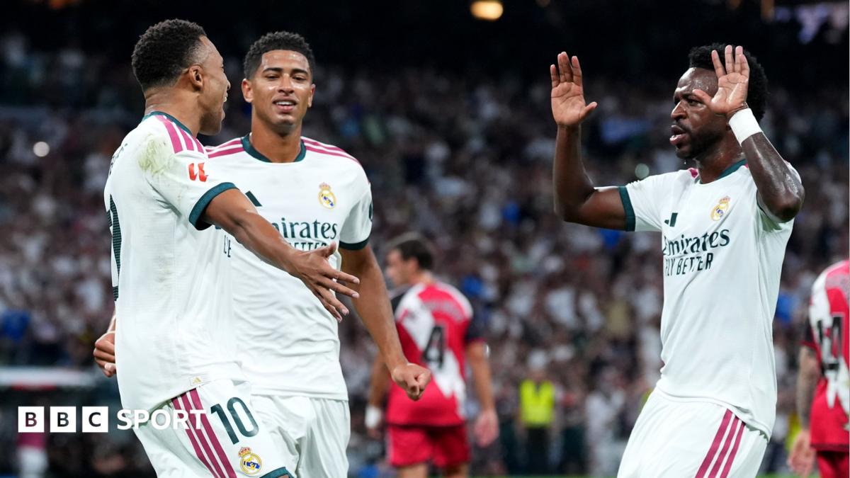Real Madrid 4-1 Rayo Vallecano: Kylian Mbappe shines as Real Madrid thrash Rayo Vallecano