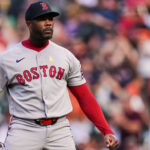 Aroldis Chapman day to day dealing with lat tightness Aroldis Chapman day to day dealing with lat tightness