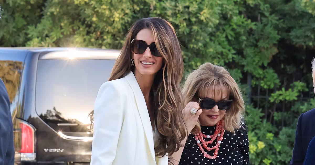 Amal Clooney and Baria Alamuddin Master Mother-Daughter Coordination