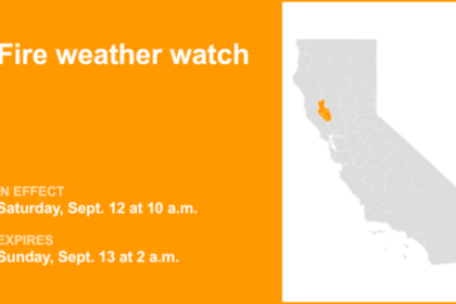 Fire weather watch affecting Northern California Saturday and Sunday Fire weather watch affecting Northern California Saturday and Sunday
