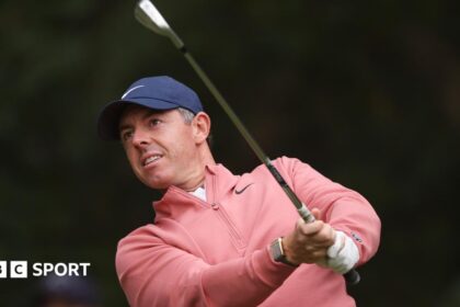 BMW PGA Championship: Eagle leaves Rory McIlroy two off the lead at Wentworth