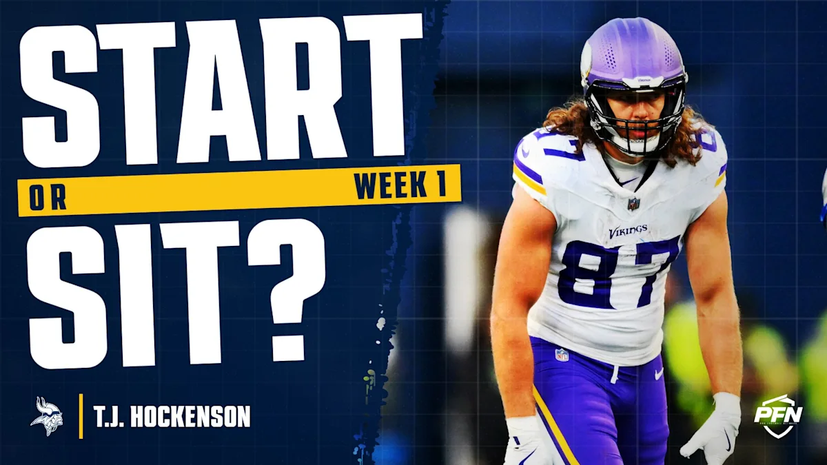 T.J. Hockenson Fantasy Week 1 Start or Sit: Not in Play, Just Track Him T.J. Hockenson Fantasy Week 1 Start or Sit: Not in Play, Just Track Him
