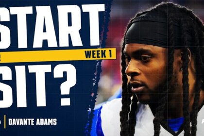 Davante Adams Fantasy Week 1 Start or Sit: A Top-20 Play Again