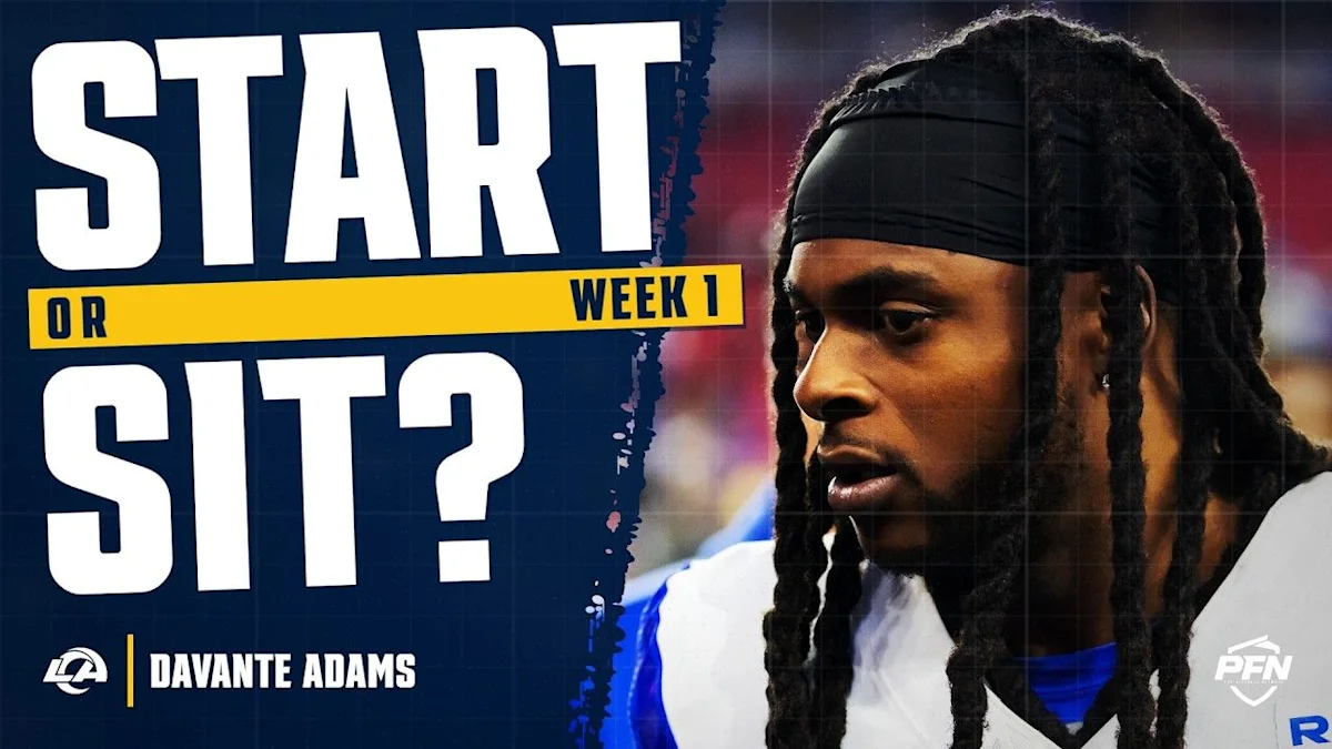 Davante Adams Fantasy Week 1 Start or Sit: A Top-20 Play Again