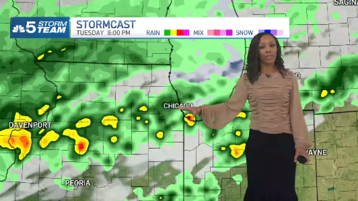 Chicago weather: Rain and storms threaten morning commute – NBC Chicago