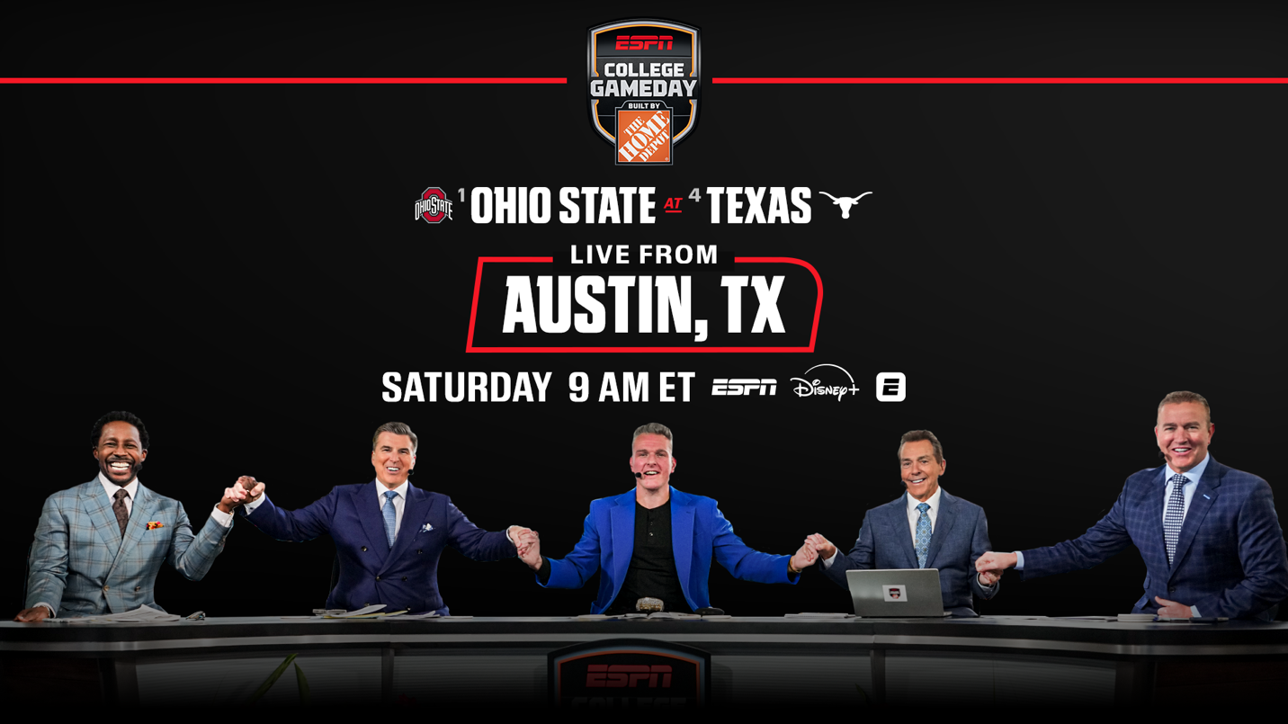 ‘College GameDay’ is live from the Lone Star State ahead of top-five Week 2 showdown between No. 1 Ohio State and No. 4 Texas ‘College GameDay’ is live from the Lone Star State ahead of top-five Week 2 showdown between No. 1 Ohio State and No. 4 Texas