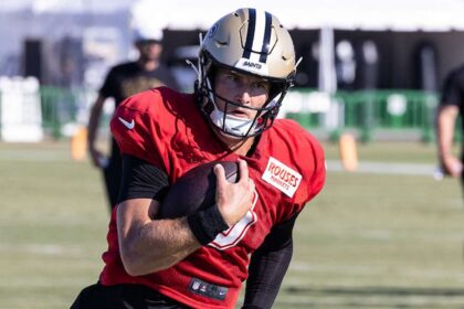 Quarterback Tyler Shough has taken lead entering his second season with New Orleans Saints