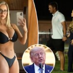 Trump spotted with golf star Bryson DeChambeau, Mikayla Demaiter at Camp David