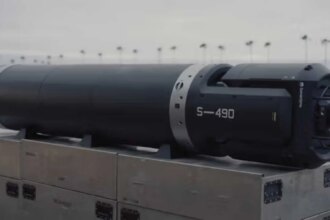 An American seabed drone with no cable running back to shore heard submarine drones come through a channel and put them on a Navy screen within seconds, from an eight-foot tube that lets go of its own anchor and floats back up when the job is done