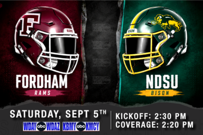 Live at 2:20 p.m.: North Dakota State Bison vs. Fordham Rams on WDAY – InForum